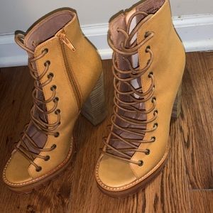 Free people Jeffery Campbell lace up boots
